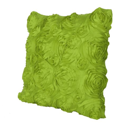 42cm Pillow Case Cushion Cover Satin Flower Throw
