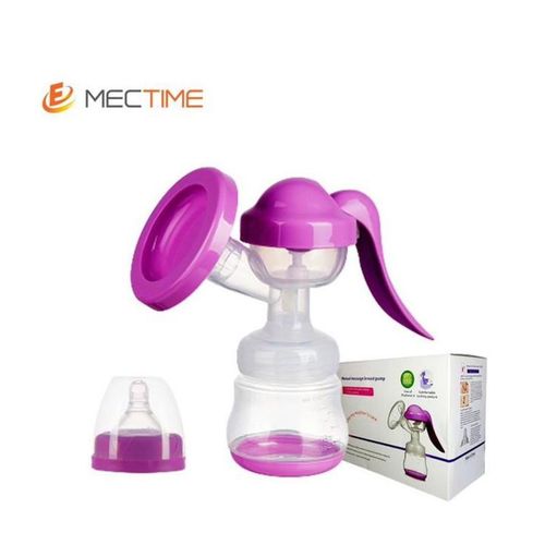 Baby & Mommy Manual Breast Pump Milk- 150ml Capacity &ndash; Purple