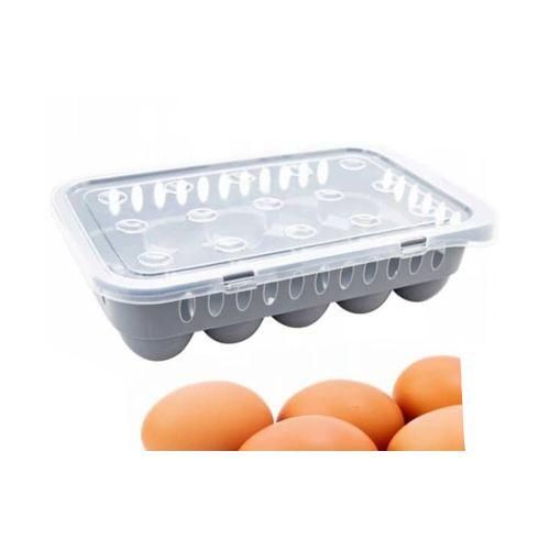 Egg Tray Containers 1pc (15eggs) Colour May Vary
