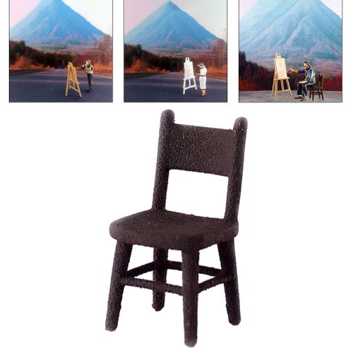 1/64 Mini Furniture, Chair Single Handmade  Solid Chair