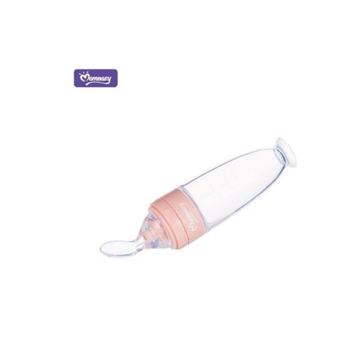 Baby Silicone Feeder/Spoon-Pink