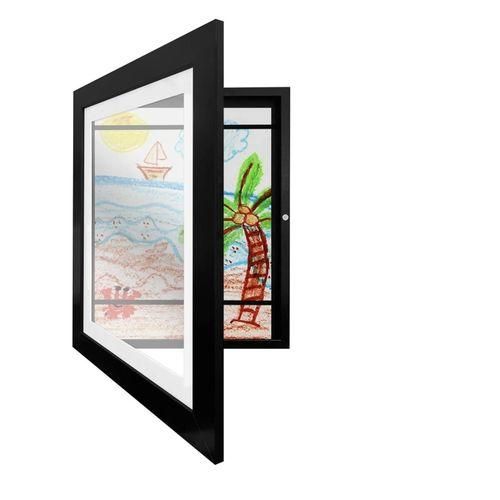 Children Art Frames Magnetic Front Open Frametory  Wood