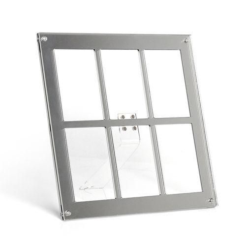 Six Palace Grid 3 Inch Photo Frame Mirror