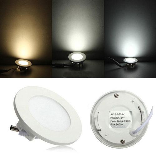 3W round ceiling ultra-thin LED tube light 85-265V3W round ceiling ultra-thin LED tube light 85-265V - Cool White