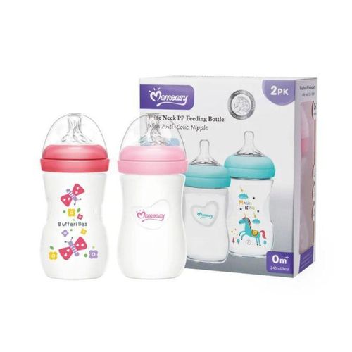 Momeasy 2Pack Feeding Bottle Set - Pink