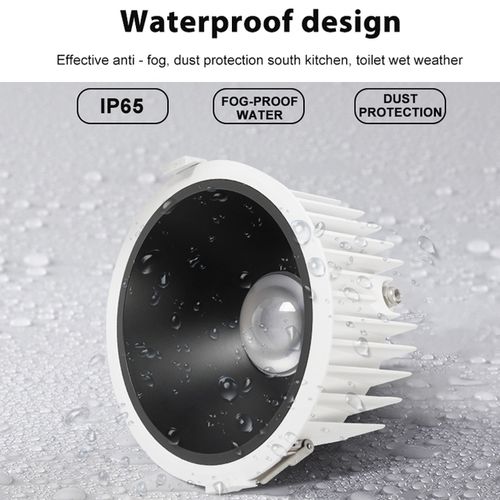 Bathroom Ip65 Waterproof Led Downlight 5w 7w 10w 12w 35w 40w Recessed Led Lights For Outdoor Waterproof Spot Ac220v 110v
