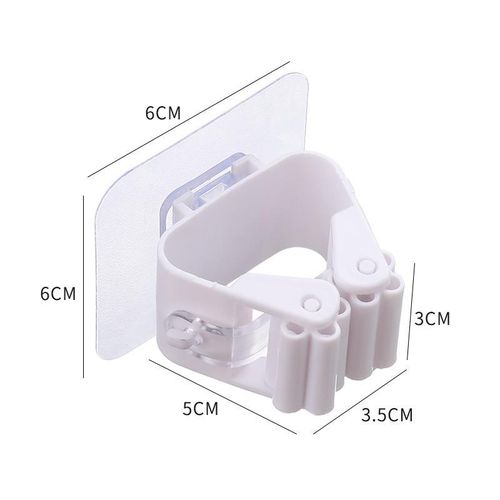 3PCS Powerful NonMark Storage Hooks Hangers Fixtures Bathroom Mop Hook