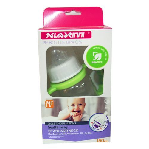 Baby Standard Neck Bottle – Clear, Green