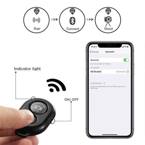 Portable Adjustable Aluminum High Quality Lightweight Camera Stand with Cell Phone Clip