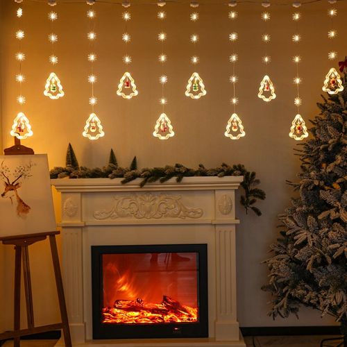 New  Decorative Lights Lighting Chain Star Lights Christmas Tree Lamp String Lighting Chain Led Usb8 Function Remote Control
