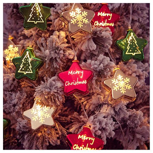 LED Christmas Tree Decoration Creative Five-Pointed Star