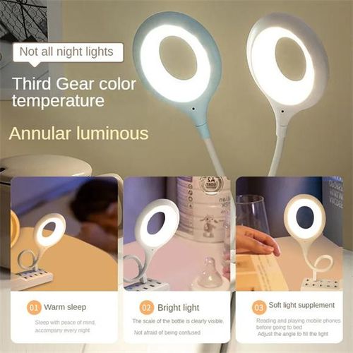 Mini voice-activated light USB eye protection dimming smart home night light