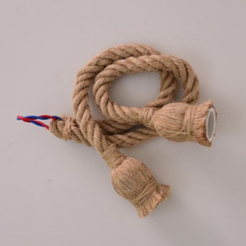 Single Heads Rope Pendant Lights Lamp Vintage Style