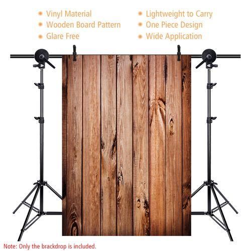 1.5x2.1m  5x7ft Vinyl Wood Photography Background Backdrop