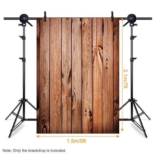 1.5x2.1m  5x7ft Vinyl Wood Photography Background Backdrop