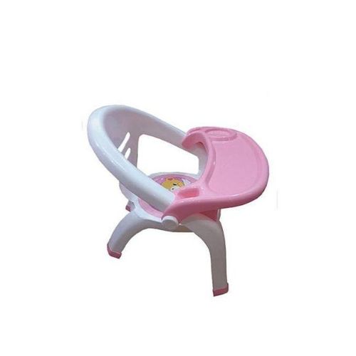 Baby Feeding Chair - Pink/White