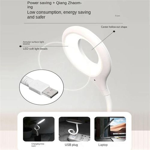 USB LED artificial intelligence voice control small voice-activated sensor night light bedroom bedside lamp