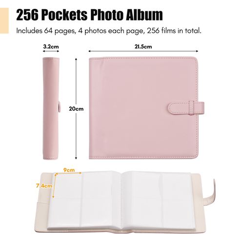 256 Pockets Photo Album Replacement For Fujifilm Instax