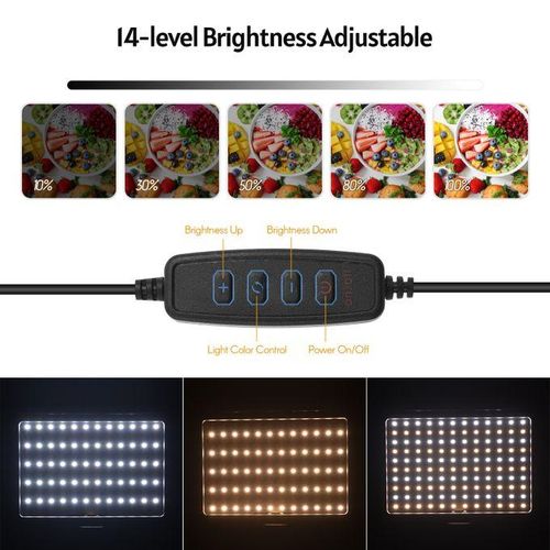 Andoer USB LED Video Photography Lighting Kit - 1.48m - 2pcs