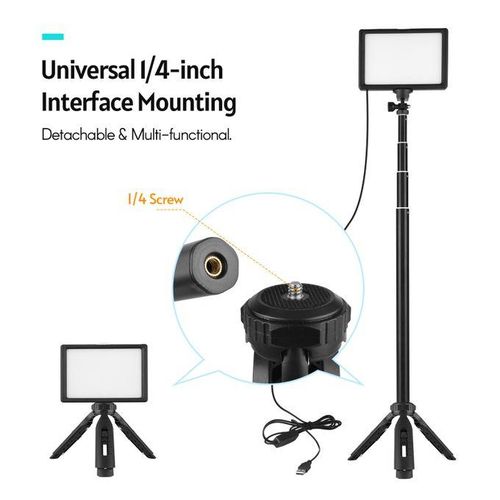 Andoer USB LED Video Photography Lighting Kit - 1.48m - 2pcs
