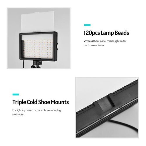 Andoer USB LED Video Photography Lighting Kit - 1.48m - 2pcs