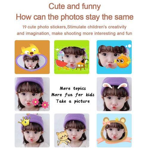 Kids Camera Instant Thermal Printer 2.4 Inch Screen 12MP
