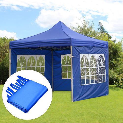 3X2m Party Tent Gazebo With Unique Roman Window Waterproof Canopy Blue