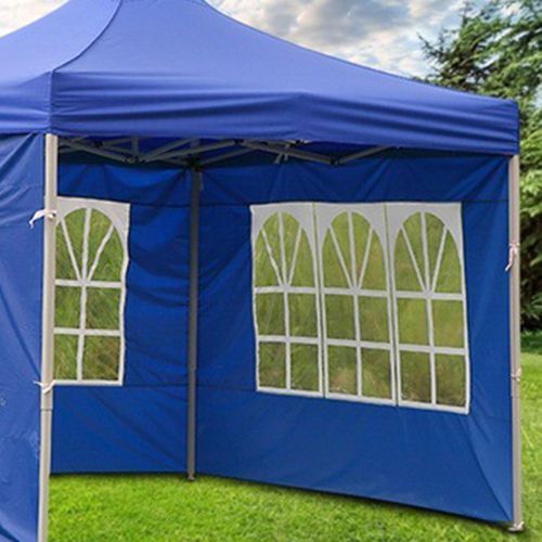 3X2m Party Tent Gazebo With Unique Roman Window Waterproof Canopy Blue