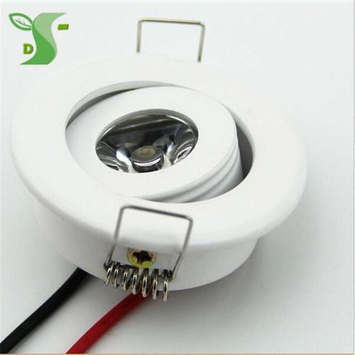 Dimmable 1w Led Lamp Ceiling 12v Down Spot Led White/black/silver Color With Driver