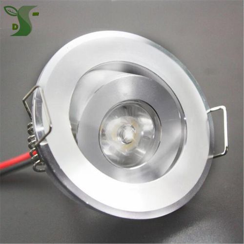 Dimmable 1w Led Lamp Ceiling 12v Down Spot Led White/black/silver Color With Driver