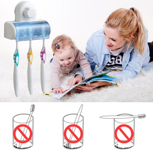 Toothbrush Rack Wall Mounted Toothbrush Holder Container