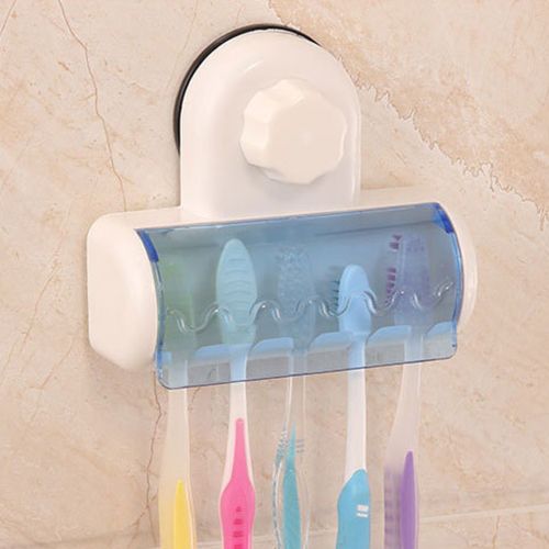 Toothbrush Rack Wall Mounted Toothbrush Holder Container