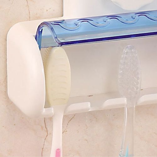 Toothbrush Rack Wall Mounted Toothbrush Holder Container