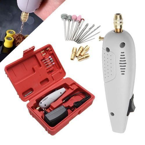 Electric Mini Die Drill Wood Metal Carving Machine Set Sculpture Grinder Tools US PlugEU Plug