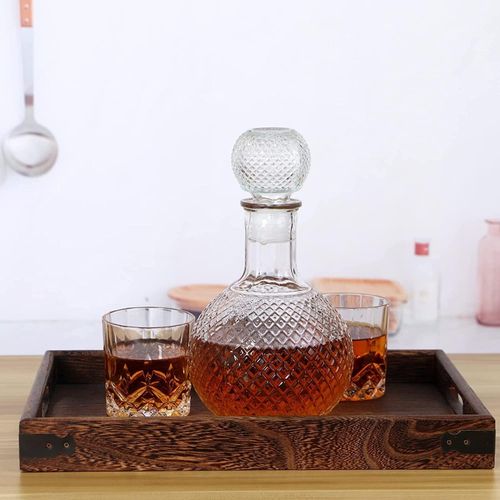 Glass Decanter with Airtight Stopper