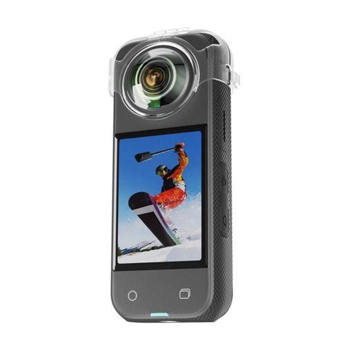 915 Generation Transparent Lens for Insta 360 X3 DustProof Protective Cover AntiDrop Camera Case for Insta 360 ONE X3