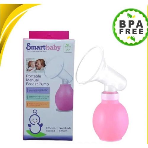 Manual breast pump.Nursing mother breast pump