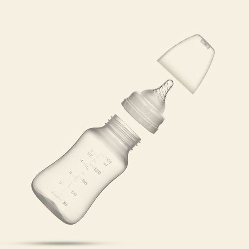 Manual Breast Pump Powerful Suction Cup Milk Extractor - Colorless