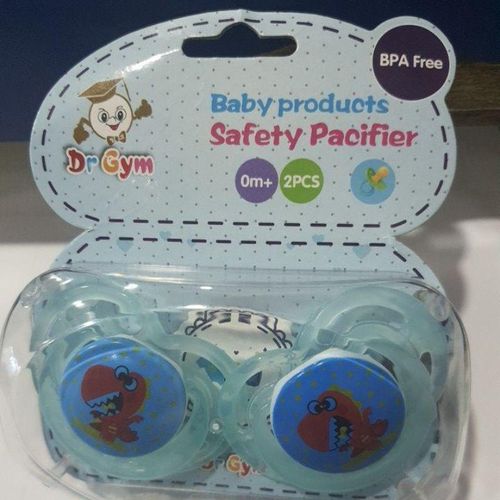 Dr Gym  Any Baby Pacifier  2pcs * Design May Vary *  (0+months)   _ Multicolour