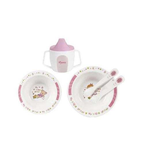 Momeasy Baby Mealtime Feeding Set - pink