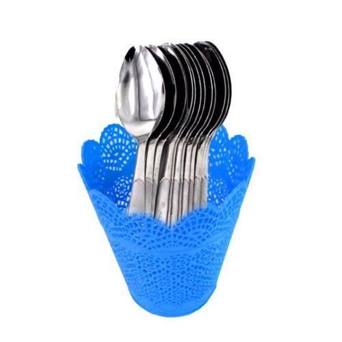 Netted Plastic Spoon And Fork Holder