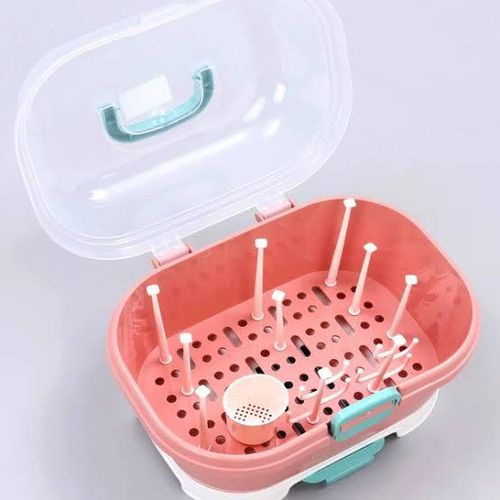 Generix Pink Baby bottle storage rack