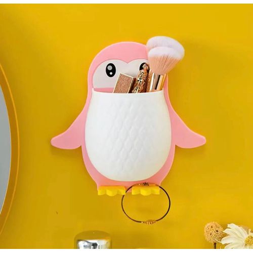 Pink Penguin Wall Storage Unit.