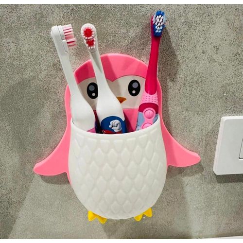 Pink Penguin Wall Storage Unit.