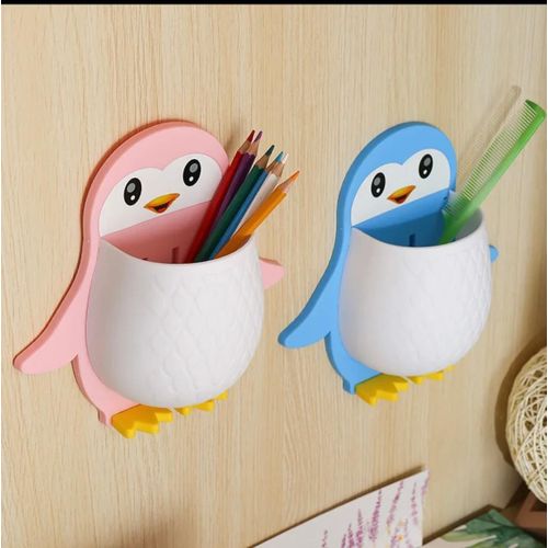 Pink Penguin Wall Storage Unit.