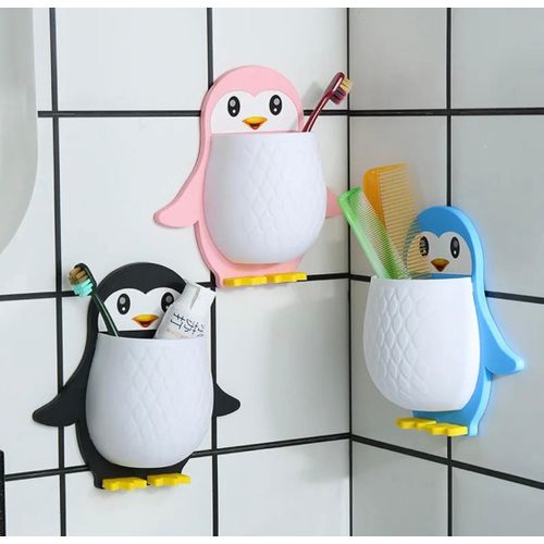 Pink Penguin Wall Storage Unit.