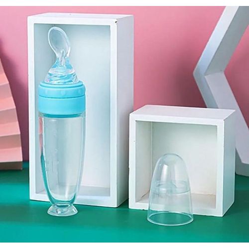 Momeasy Baby Food Silicone Feeder 90Ml-Blue