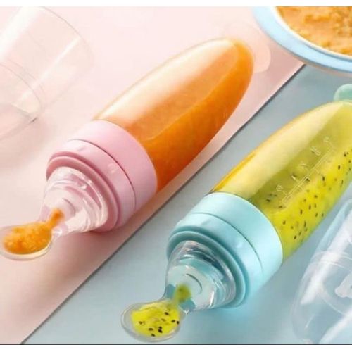 Momeasy Baby Food Silicone Feeder 90Ml-Blue