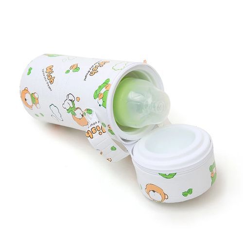 Single Baby Bottle Warmer -  White, Green