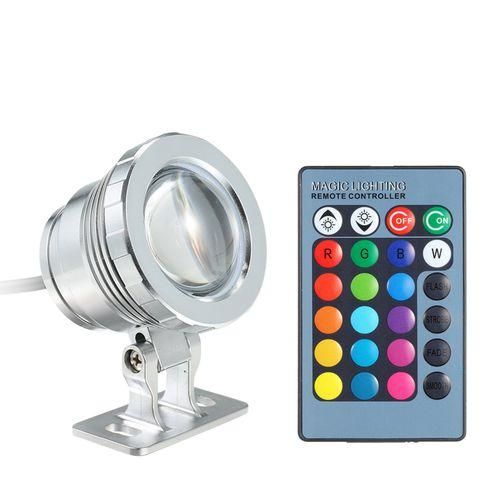 AC 12V 10W RGB LED Underwater Light Submersible Lamp With